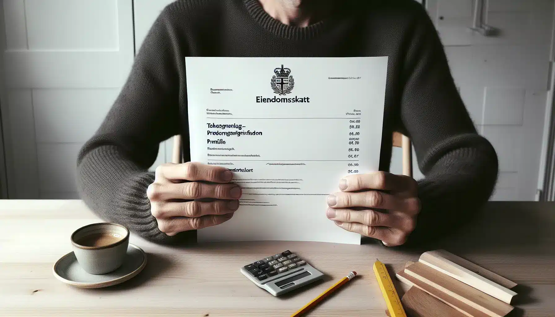 En guide til å forstå eiendomsskatt og hvordan den beregnes 2 Eiendomsskatt er en kommunal skatt på fast eiendom – illustrasjon