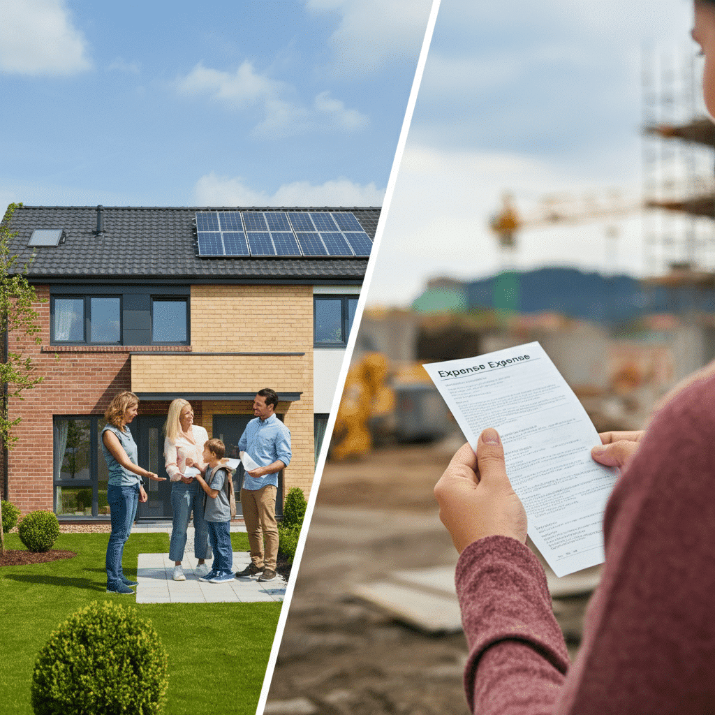 Fordeler og ulemper med å kjøpe nybygg: kostnader, risiko, energisparing og garantier – illustrasjon