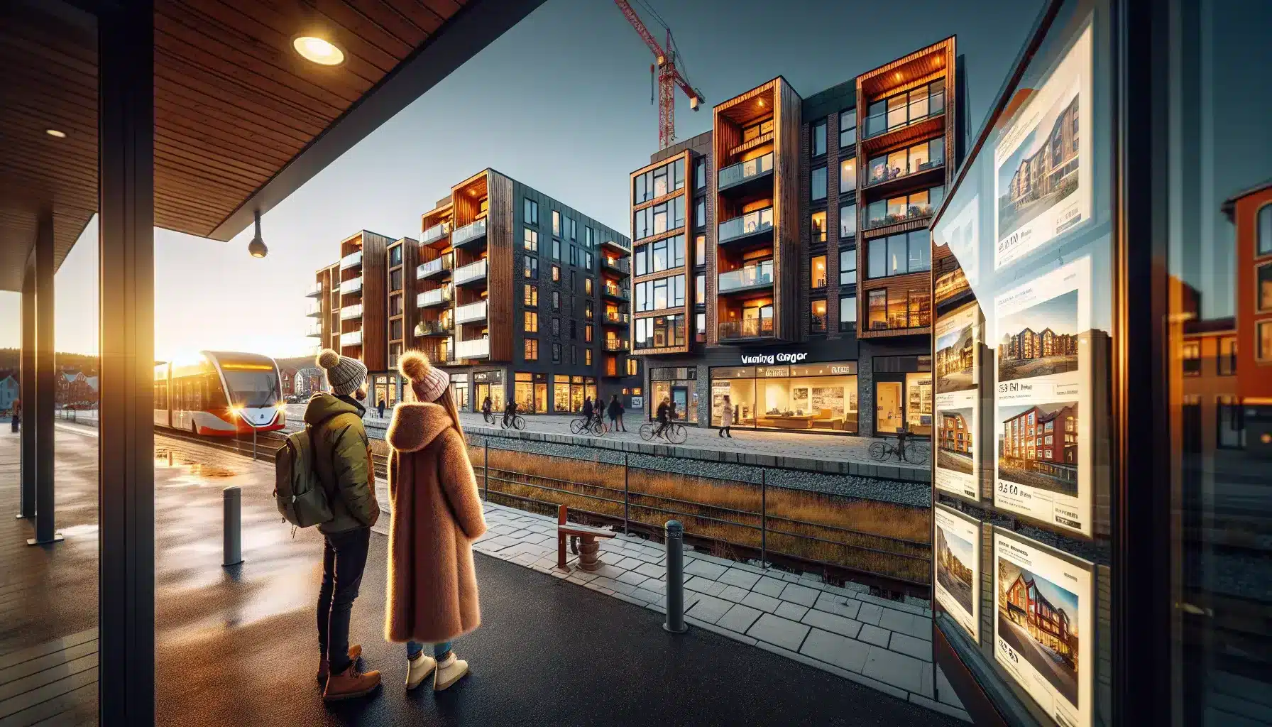 Hvordan påvirker urbanisering boligmarkedet i småbyer? – illustrasjon