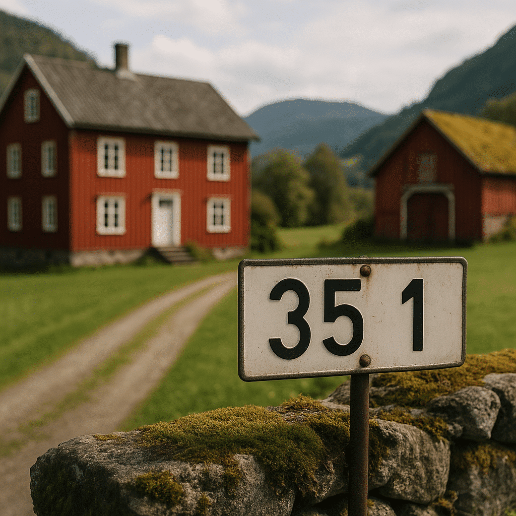 Gårdsnummer – illustrasjon