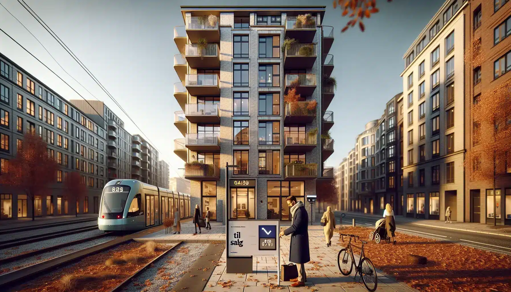 Boliger tett på stasjoner går i snitt for mer – illustrasjon