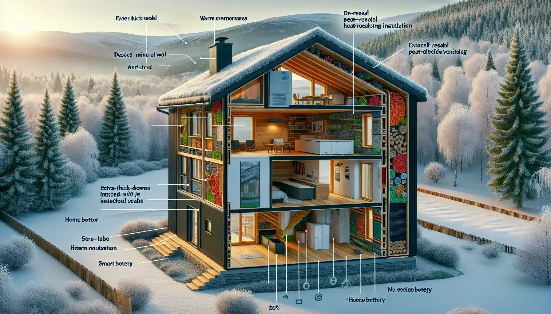 Hva er forskjellen mellom passivhus og nullutslippshus? &ndash; illustrasjon 1